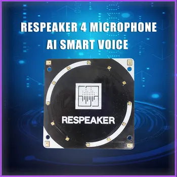 Už ReSpeaker 4-Mic masyvą Aviečių Pi 4B/3B+| 4 Mikrofonų masyvą AI Balso Programos Quad-mikrofonas Plėtros Valdyba